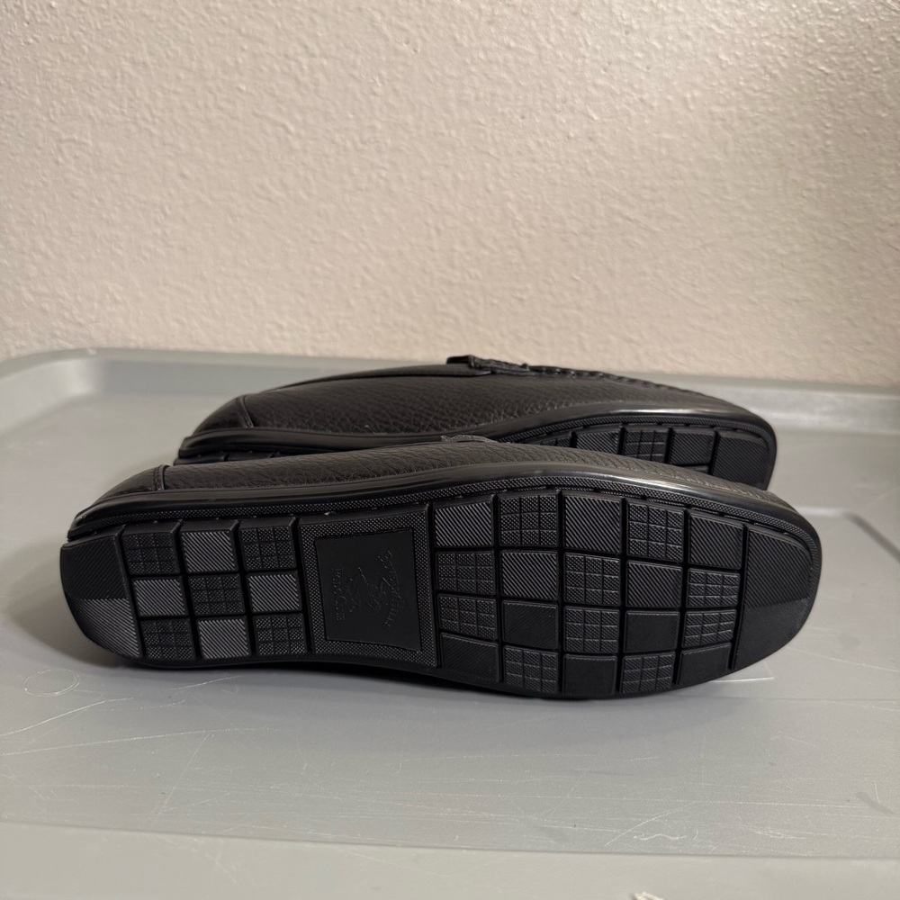 Beverly Hills Polo Club Black Loafers with Silver Accent - Picture 12 of 16